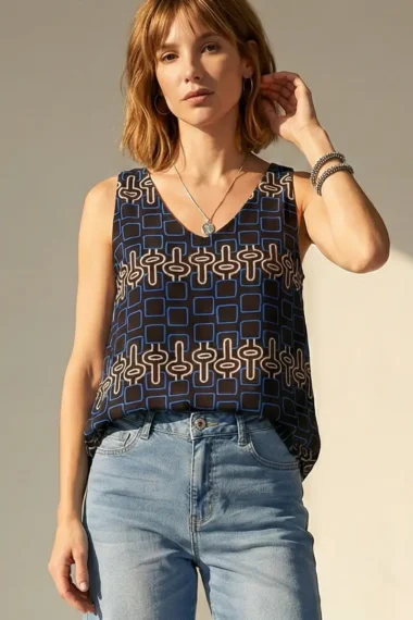 Blusa manga cavada /201BLU332