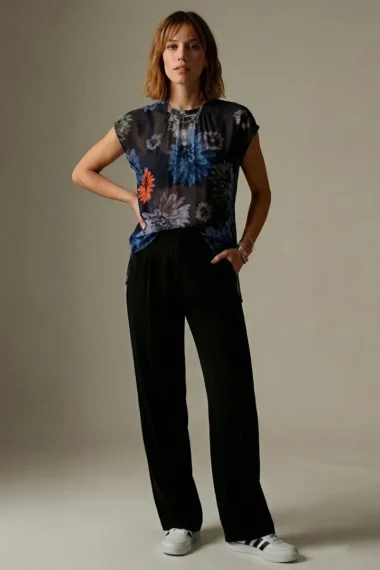 Alternative view of Blusa manga japonesa /585BLU204