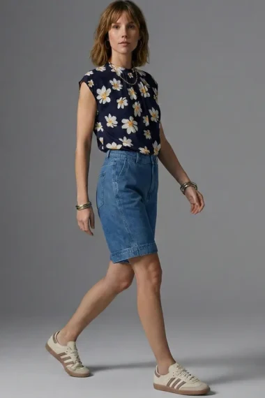 Alternative view of Blusa manga japonesa /585BLU356