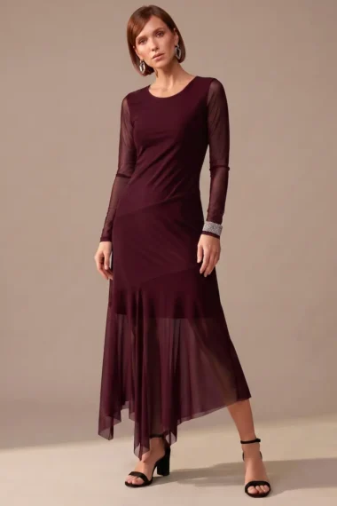 Vestido com recortes assimétricos /495SAN
