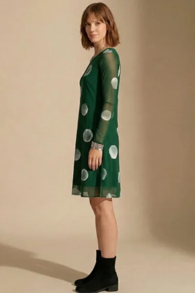 Alternative view of Vestido de tule curto com decote redondo /598VES397