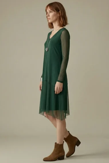 Alternative view of Vestido de tule evasê /600MAT