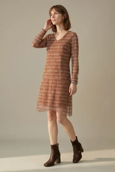 Vestido de tule evasê /600VES444