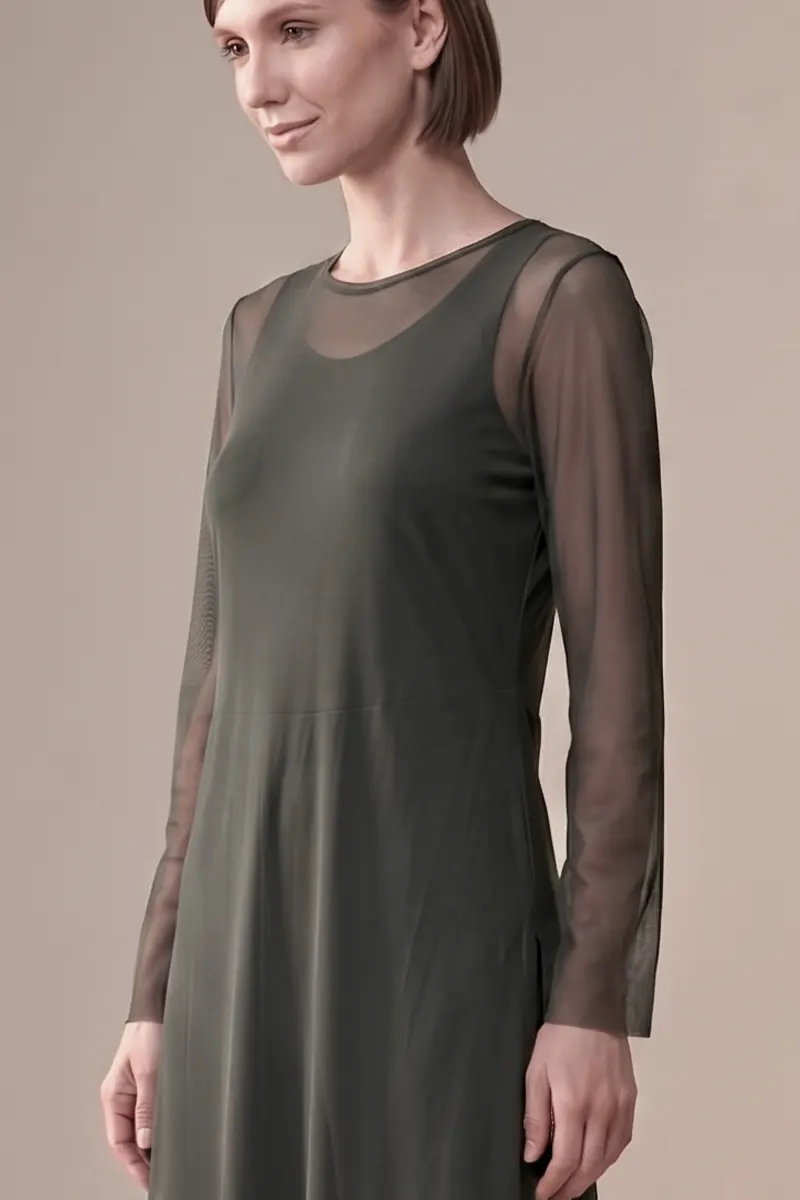 Conjunto de tule túnica com pantalona / 001CJOOLI - Imagem 5
