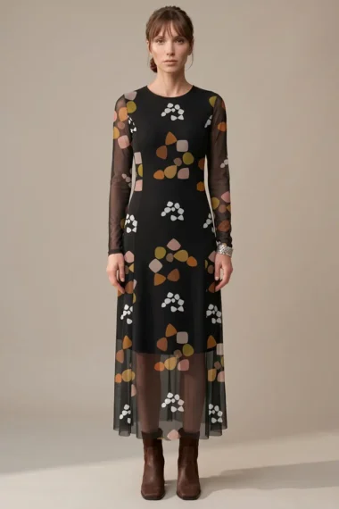 Vestido de Tule Midi /366VES429