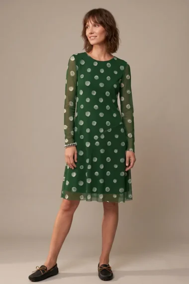 Alternative view of Vestido de tule curto com decote redondo /598VES406